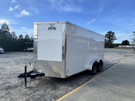 New 2026 Anvil AT7X14TA2W WHITE Cargo / Enclosed Trailer