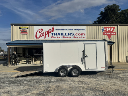 New 2026 Anvil AT7X14TA2W WHITE Cargo / Enclosed Trailer