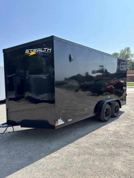 New 2025 STEALTH TRAILERS 7.5x16 Cobra Aluminum Cargo / Enclosed Trailer