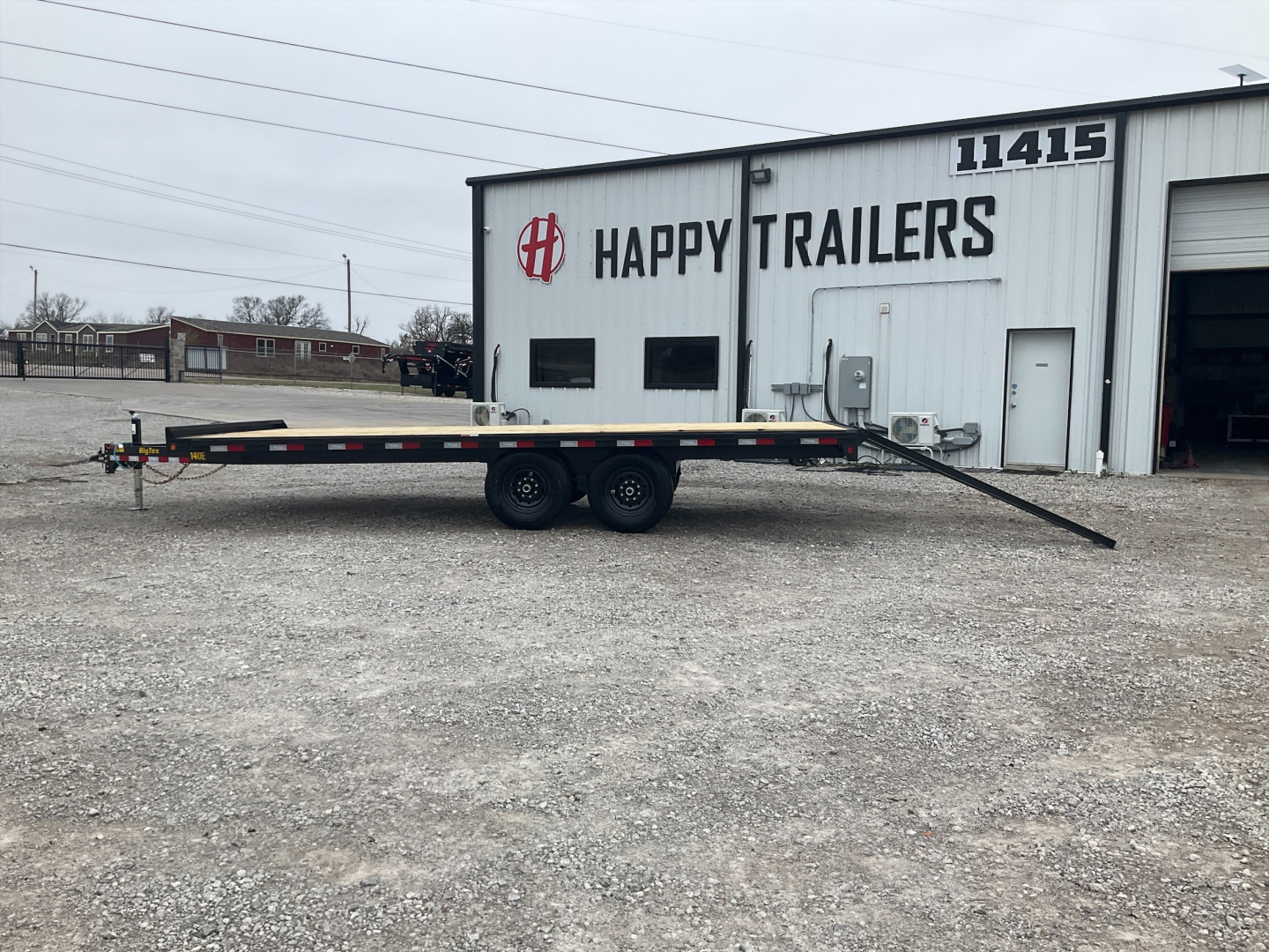 New 2026 Big Tex 102"x20' 14K Over-the-Axle Bumper Pull Trailer – 14OE