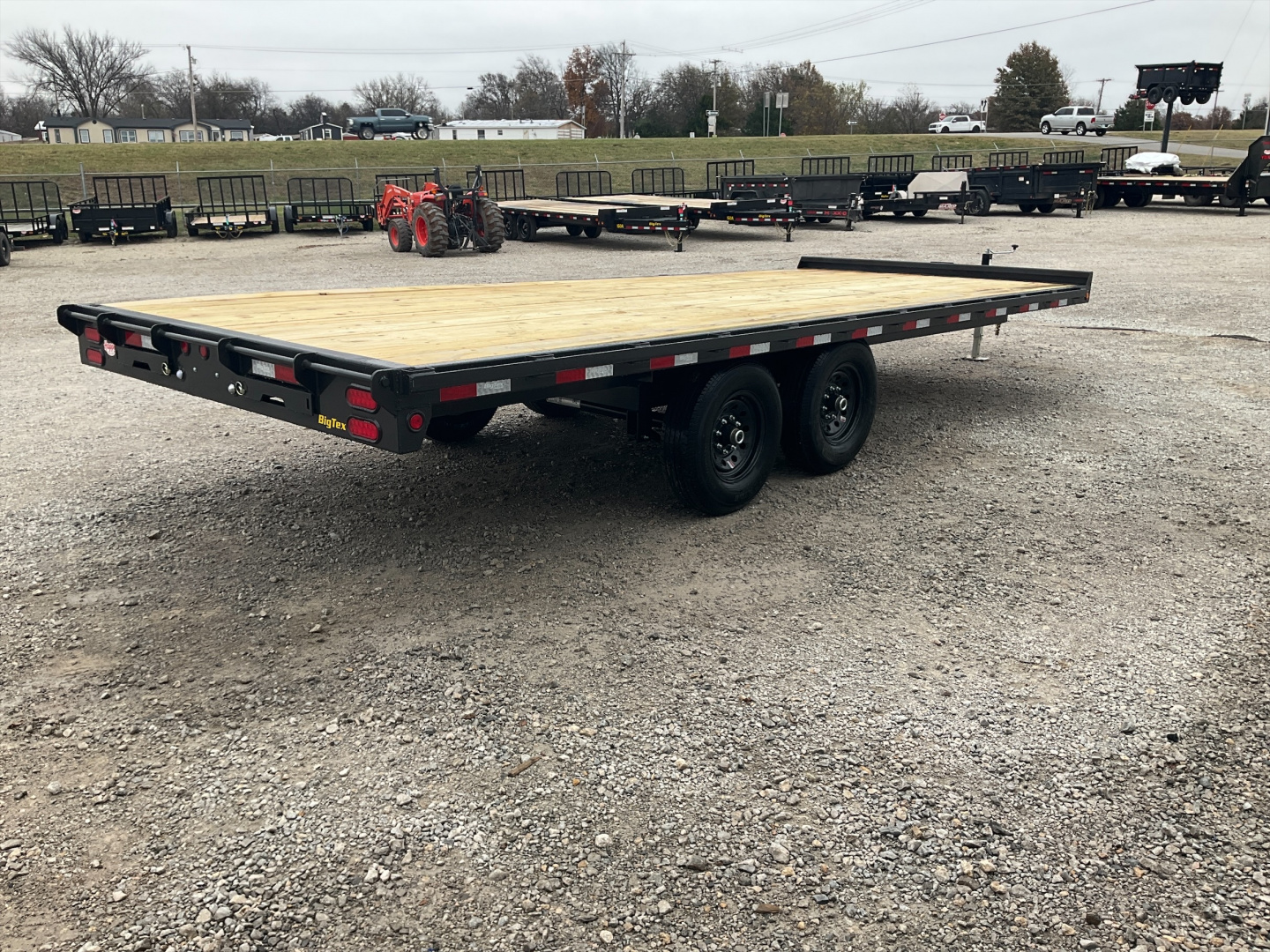 New 2026 Big Tex 102"x20' 14K Over-the-Axle Bumper Pull Trailer – 14OE