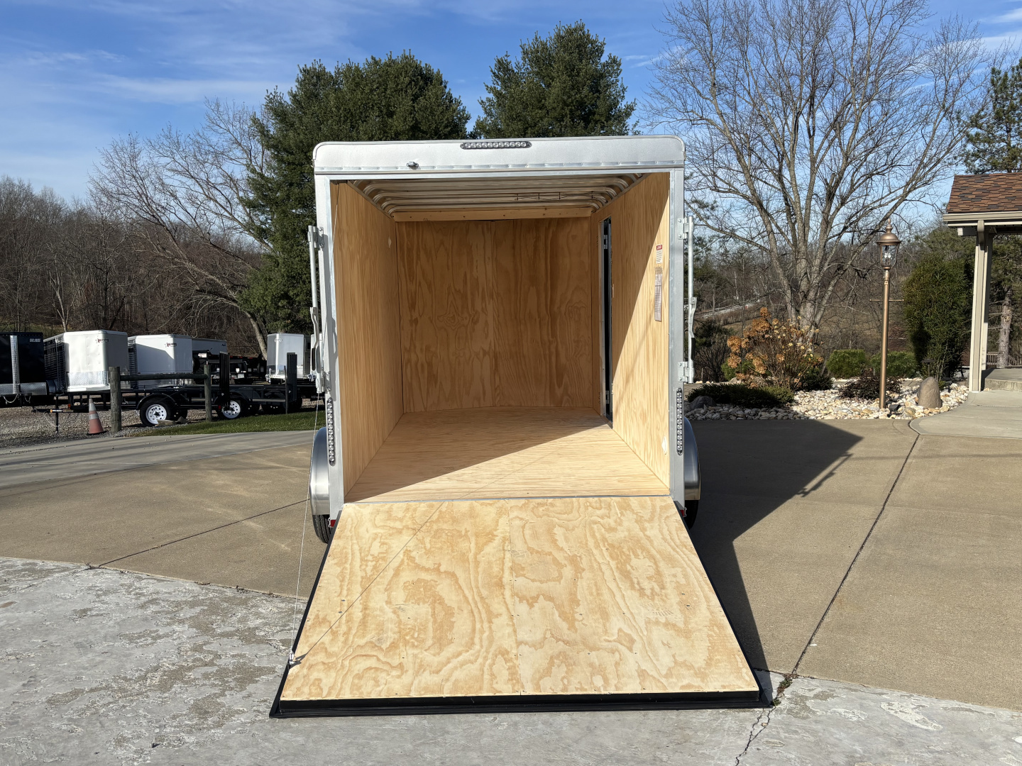 New 2026 Car Mate Trailers 7x14 V-Sport HD Enclosed Trailer - Black - w/ Ramp - 7000# GVWR