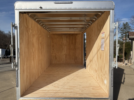 New 2026 Car Mate Trailers 7x14 V-Sport HD Enclosed Trailer - Black - w/ Ramp - 7000# GVWR