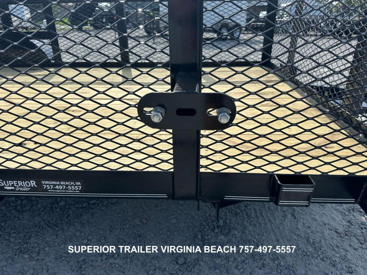 New 2025 TEXAS BRAGG TRAILERS 16P W/ 2ft Expanded Metal Sides & Gate Utility Trailer