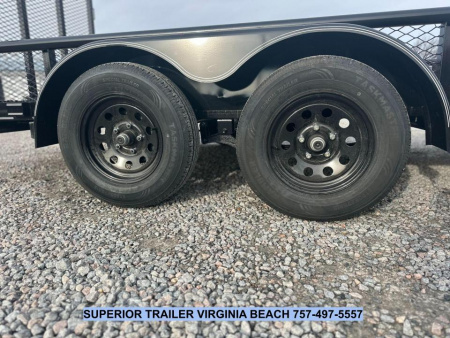 New 2025 Texas Bragg Trailers 16P W/ Expanded Metal Sides & Gate Utility Trailer