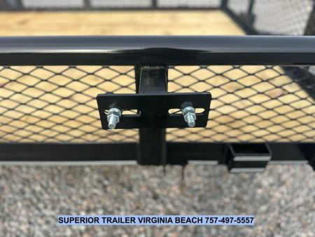 New 2025 Texas Bragg Trailers 16P W/ Expanded Metal Sides & Gate Utility Trailer