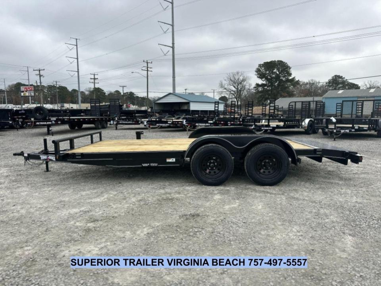 New 2025 TEXAS BRAGG TRAILERS 14+2 HCH Car Hauler w/ Weld On D-Rings & Removable Fender