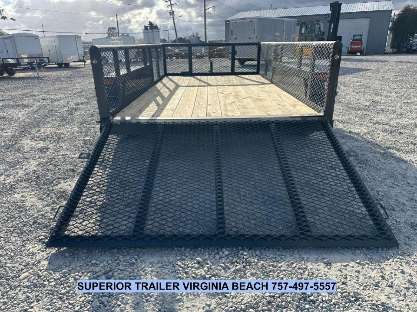 New 2025 TEXAS BRAGG TRAILERS 12P w/ 2ft Sides & Gate Utility Trailer