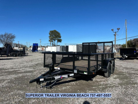 New 2025 TEXAS BRAGG TRAILERS 12P w/ 2ft Sides & Gate Utility Trailer