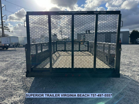 New 2025 TEXAS BRAGG TRAILERS 12P w/ 2ft Sides & Gate Utility Trailer