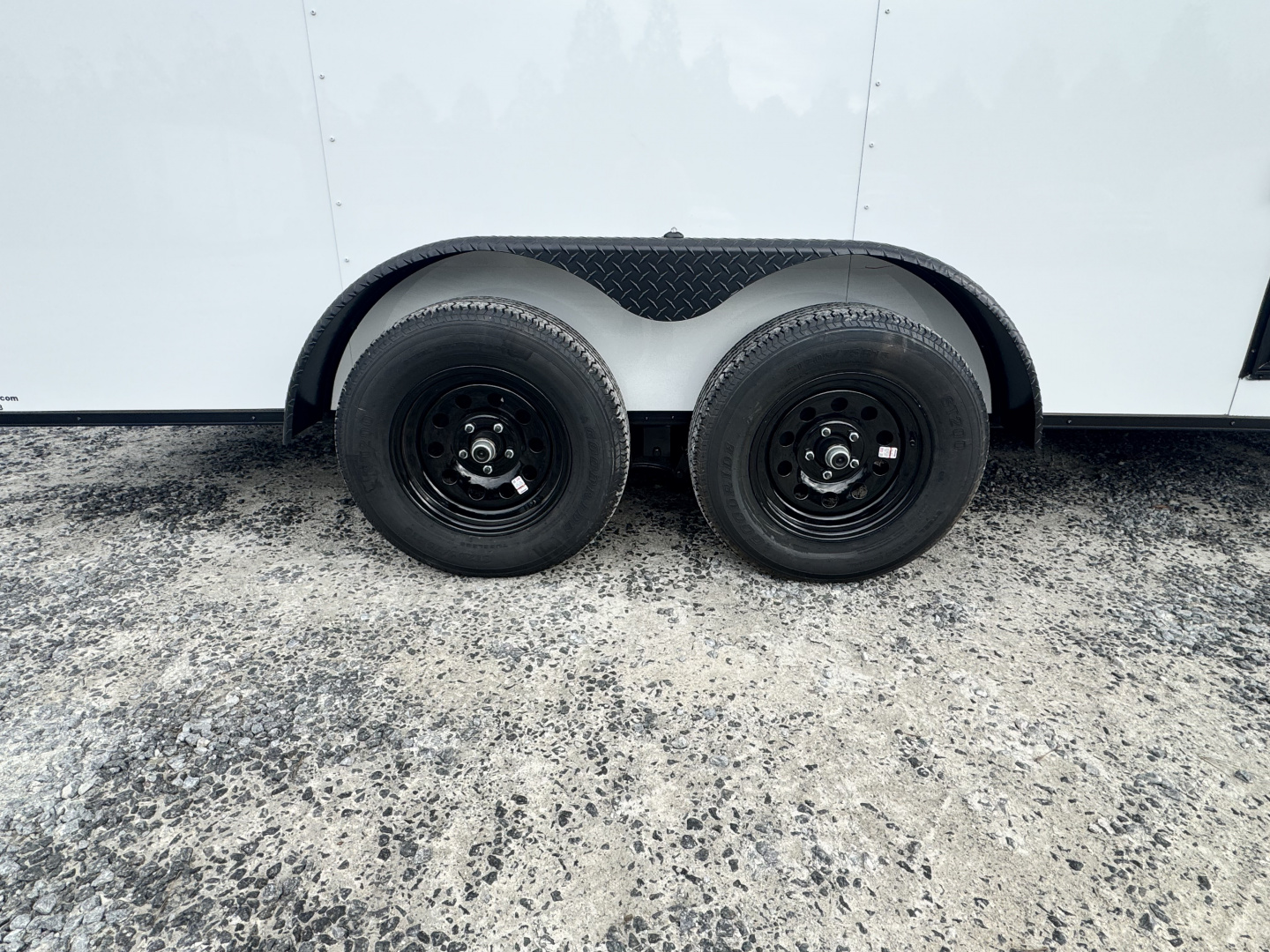 New 2026 Anvil AT7X16TA2WBO+9 WHITE W/BLACKOUT PKG Cargo / Enclosed Trailer