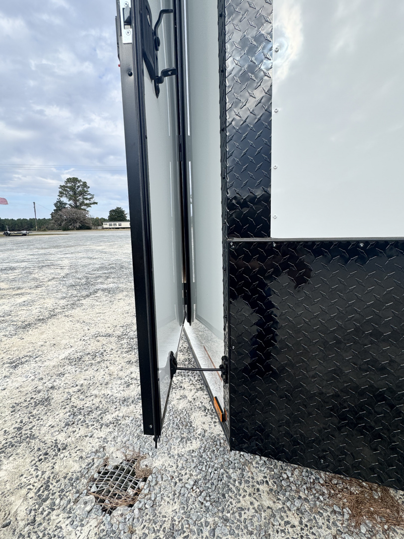 New 2026 Anvil AT7X16TA2WBO+9 WHITE W/BLACKOUT PKG Cargo / Enclosed Trailer