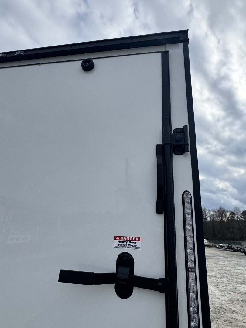 New 2026 Anvil AT7X16TA2WBO+9 WHITE W/BLACKOUT PKG Cargo / Enclosed Trailer