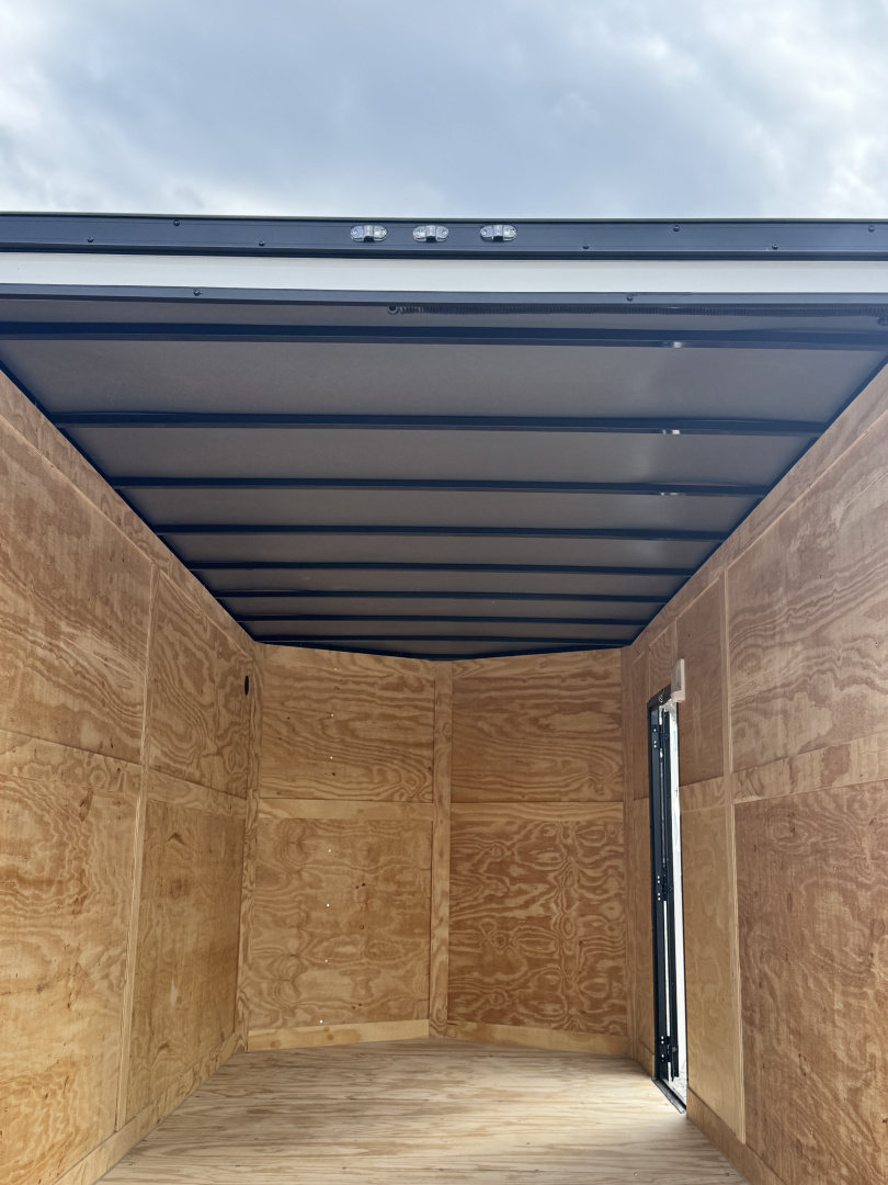 New 2026 Anvil AT7X16TA2WBO+9 WHITE W/BLACKOUT PKG Cargo / Enclosed Trailer