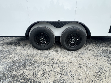 New 2026 Anvil AT7X16TA2WBO+9 WHITE W/BLACKOUT PKG Cargo / Enclosed Trailer