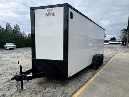 New 2026 Anvil AT7X16TA2WBO+9 WHITE W/BLACKOUT PKG Cargo / Enclosed Trailer