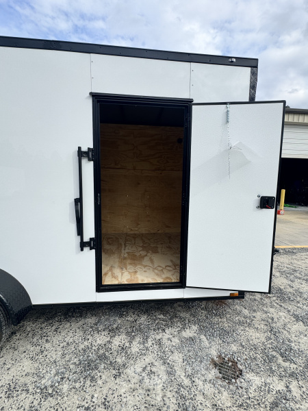 New 2026 Anvil AT7X16TA2WBO+9 WHITE W/BLACKOUT PKG Cargo / Enclosed Trailer