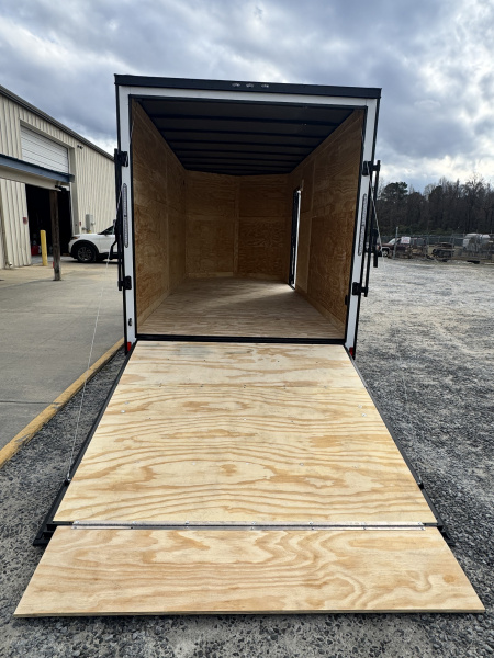 New 2026 Anvil AT7X16TA2WBO+9 WHITE W/BLACKOUT PKG Cargo / Enclosed Trailer