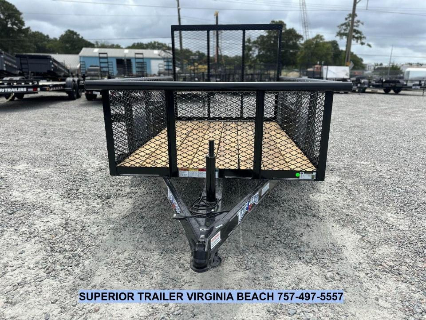 New 2025 Texas Bragg Trailers 5X8P w/2ft Expanded Sides & Tailgate Utility Trailer