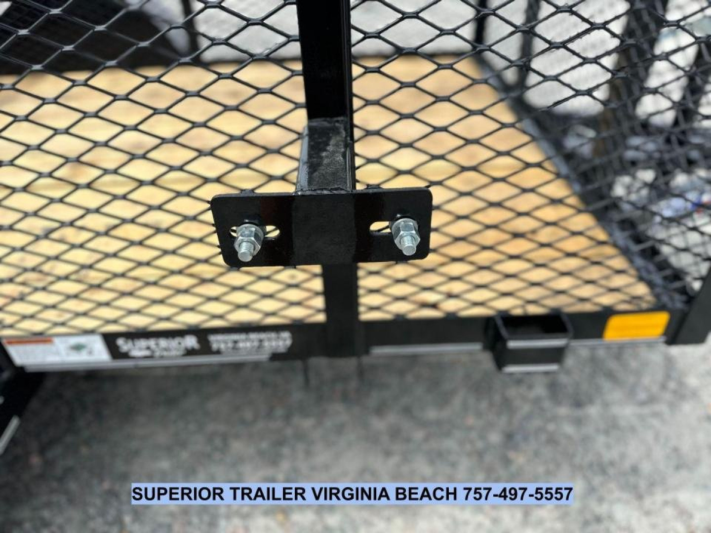 New 2025 Texas Bragg Trailers 5X8P w/2ft Expanded Sides & Tailgate Utility Trailer