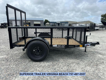 New 2025 Texas Bragg Trailers 5X8P w/2ft Expanded Sides & Tailgate Utility Trailer