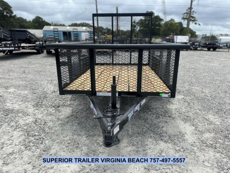 New 2025 Texas Bragg Trailers 5X8P w/2ft Expanded Sides & Tailgate Utility Trailer