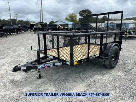 New 2025 Texas Bragg Trailers 5X8P w/2ft Expanded Sides & Tailgate Utility Trailer