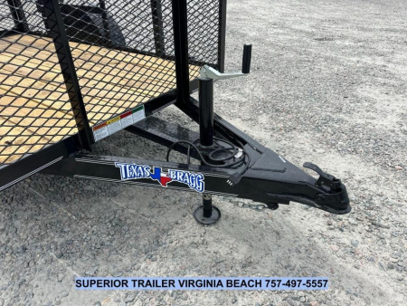 New 2025 Texas Bragg Trailers 5X8P w/2ft Expanded Sides & Tailgate Utility Trailer