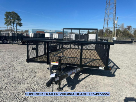 New 2025 TEXAS BRAGG TRAILERS 6x12LD w/ 2' Sides & Gate Utility Trailer