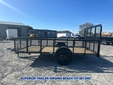 New 2025 TEXAS BRAGG TRAILERS 6x12LD w/ 2' Sides & Gate Utility Trailer