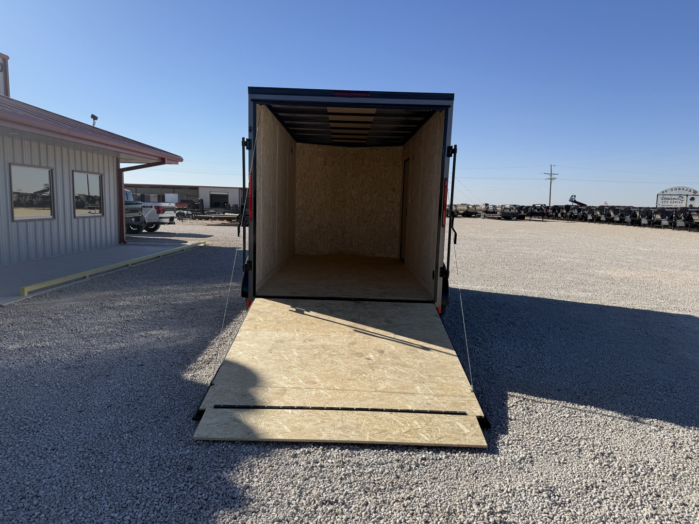 New 2026 Compass 7'x14' Enclosed Cargo Trailer - Indigo DLX