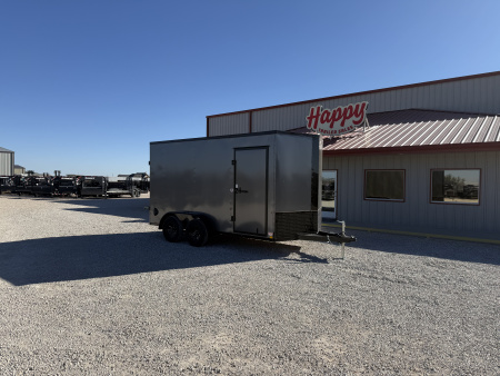 New 2026 Compass 7'x14' Enclosed Cargo Trailer - Indigo DLX