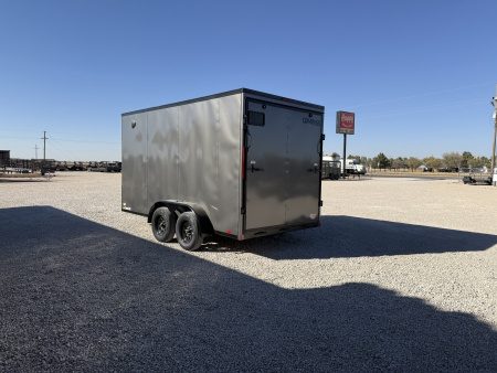 New 2026 Compass 7'x14' Enclosed Cargo Trailer - Indigo DLX