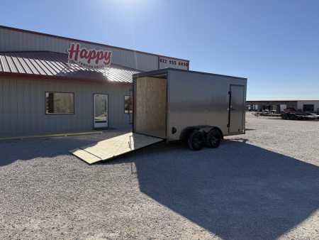 New 2026 Compass 7'x14' Enclosed Cargo Trailer - Indigo DLX