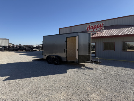 New 2026 Compass 7'x14' Enclosed Cargo Trailer - Indigo DLX
