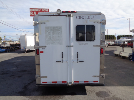 Used 2002 Circle J * Mirage 4H GN * 4 Horse Gooseneck Horse Trailer