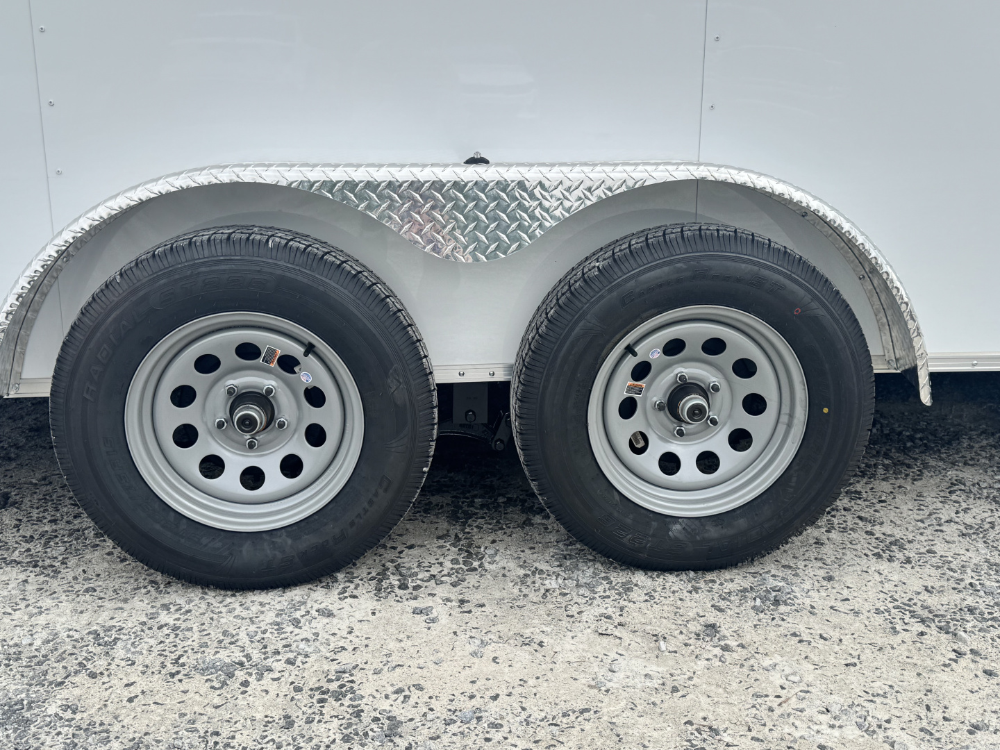 New 2026 Anvil AT7X16TA2W+9 WHITE Cargo / Enclosed Trailer