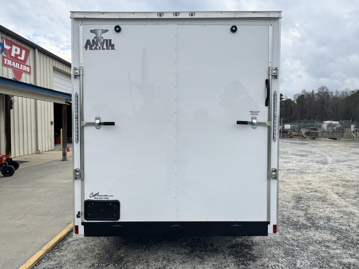 New 2026 Anvil AT7X16TA2W+9 WHITE Cargo / Enclosed Trailer