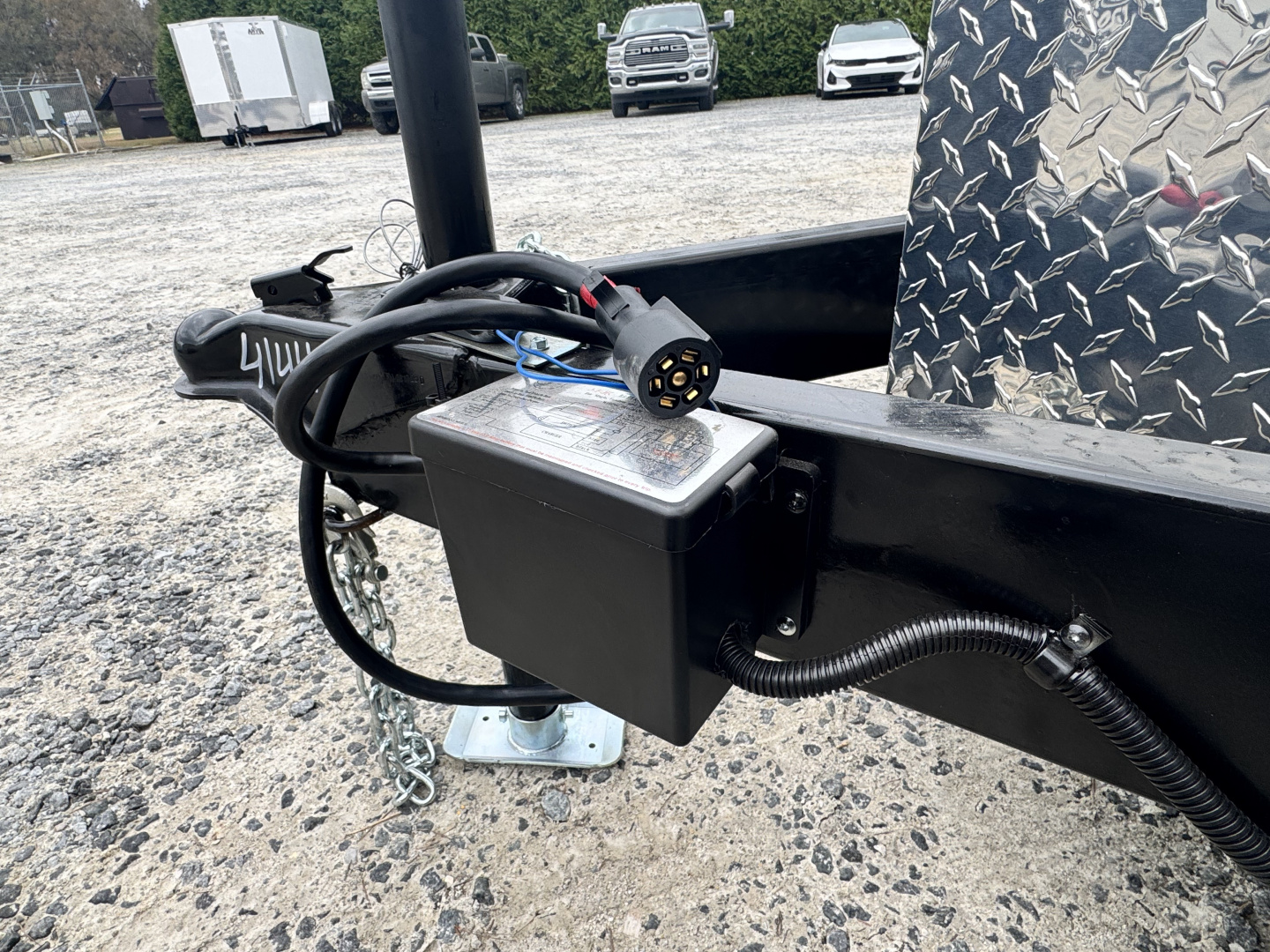 New 2026 Anvil AT7X16TA2W+9 WHITE Cargo / Enclosed Trailer