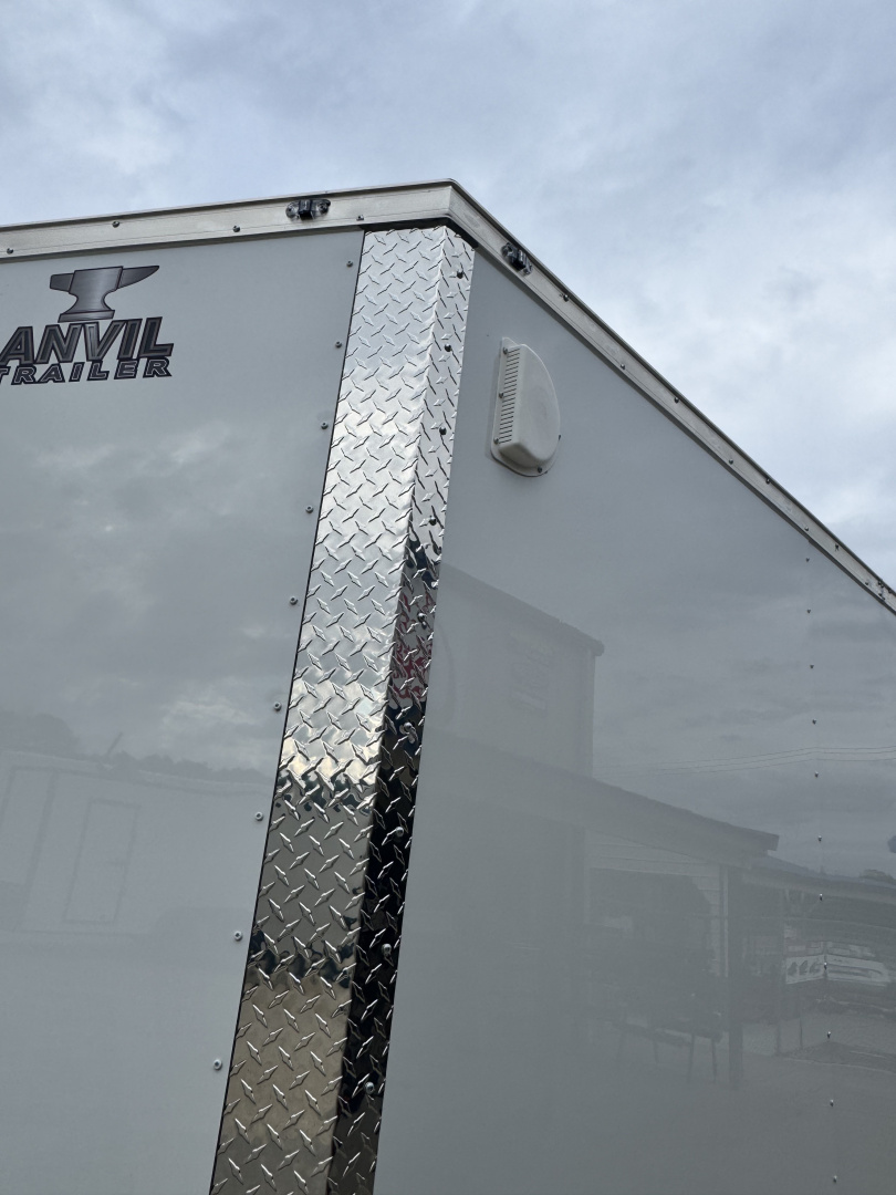 New 2026 Anvil AT7X16TA2W+9 WHITE Cargo / Enclosed Trailer