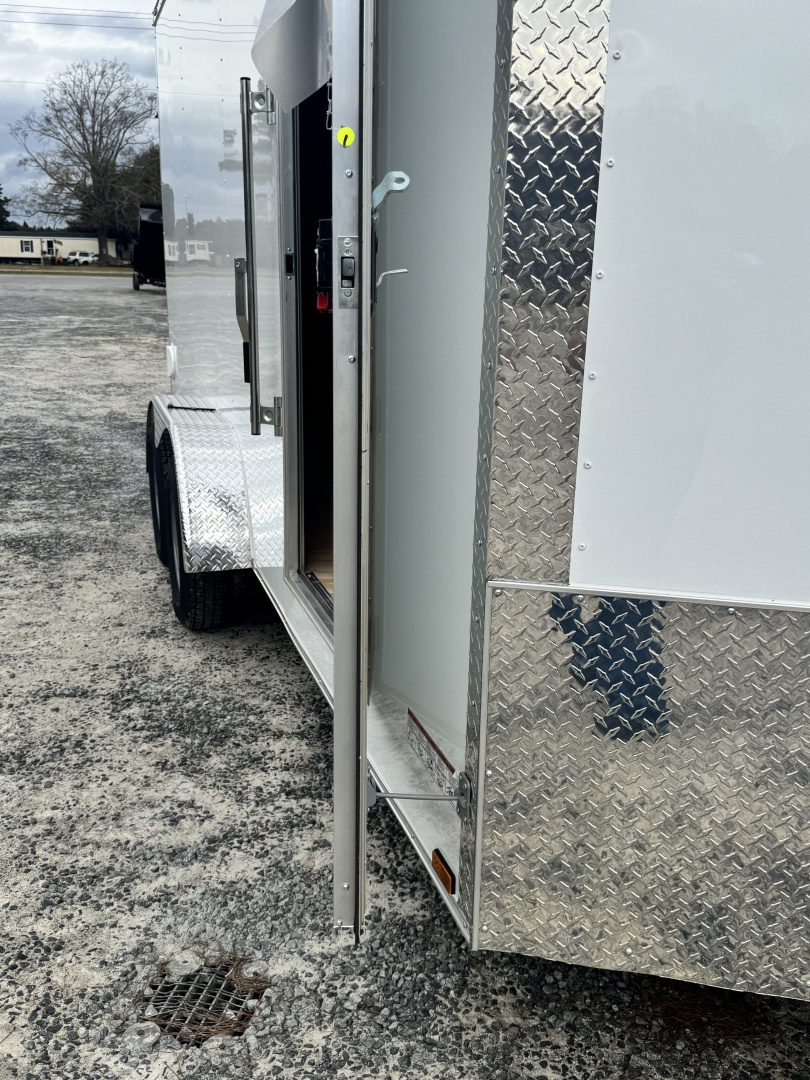 New 2026 Anvil AT7X16TA2W+9 WHITE Cargo / Enclosed Trailer