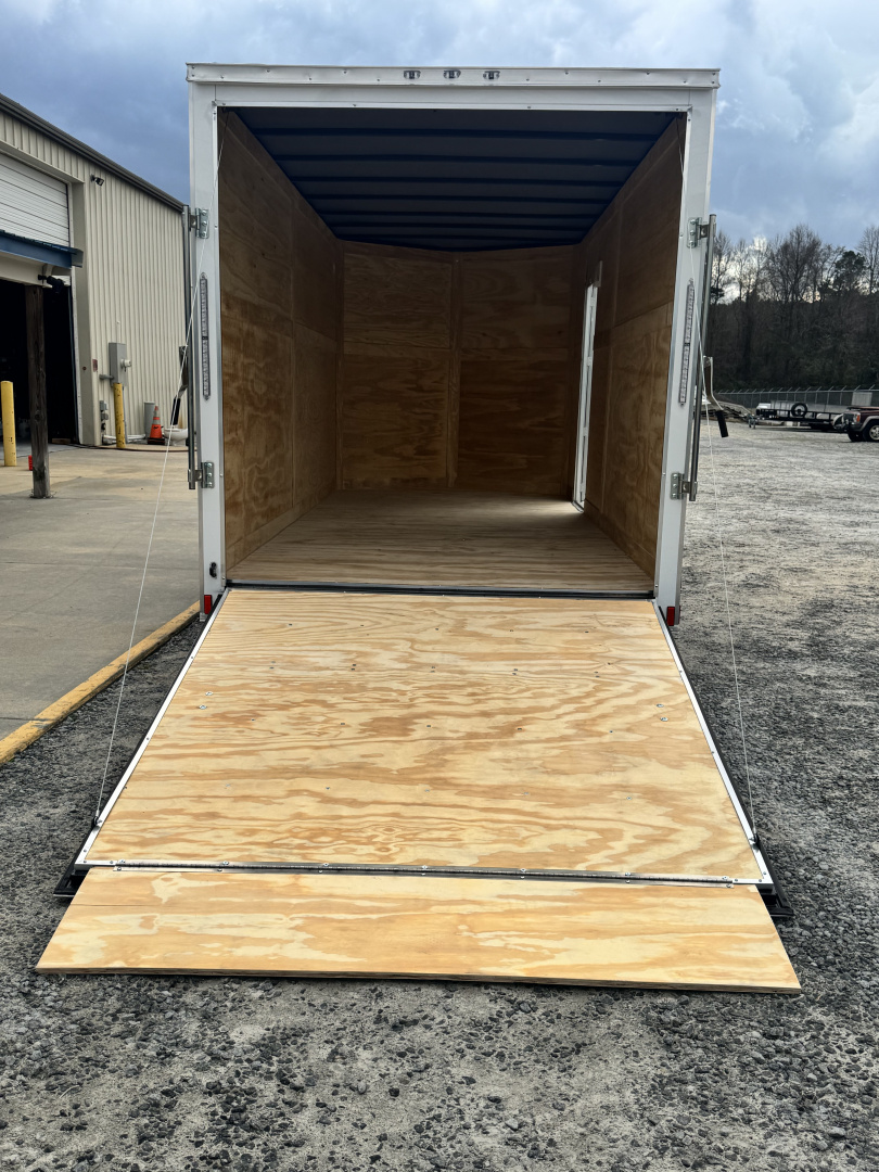 New 2026 Anvil AT7X16TA2W+9 WHITE Cargo / Enclosed Trailer