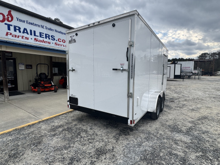 New 2026 Anvil AT7X16TA2W+9 WHITE Cargo / Enclosed Trailer