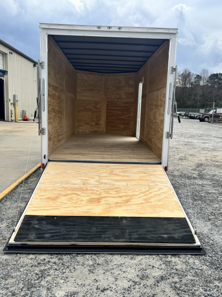 New 2026 Anvil AT7X16TA2W+9 WHITE Cargo / Enclosed Trailer