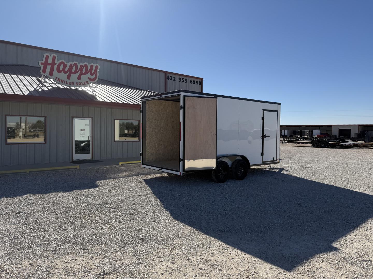 New 2026 Compass 7'x16' Enclosed Cargo Trailer - Indigo DLX