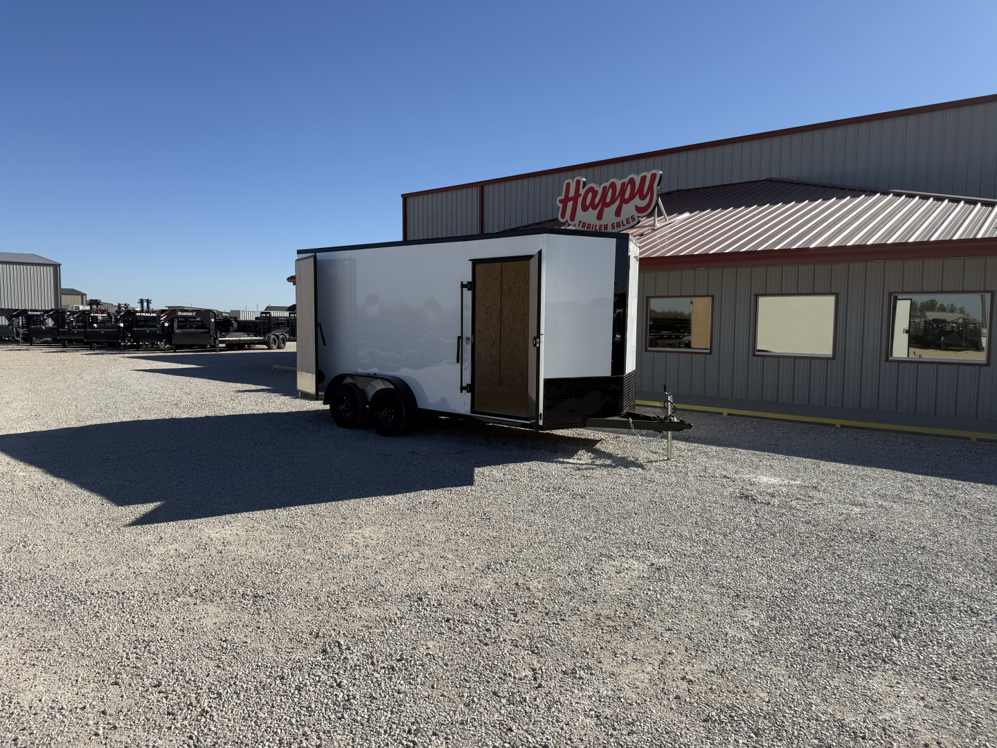 New 2026 Compass 7'x16' Enclosed Cargo Trailer - Indigo DLX