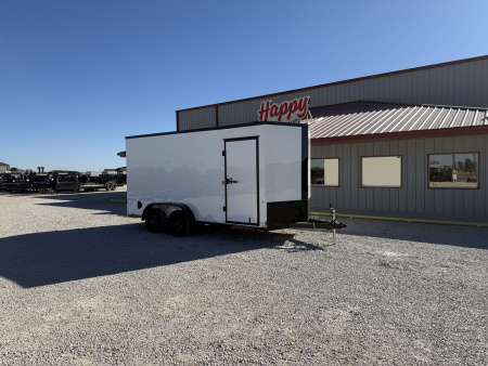 New 2026 Compass 7'x16' Enclosed Cargo Trailer - Indigo DLX