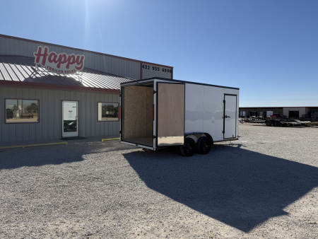 New 2026 Compass 7'x16' Enclosed Cargo Trailer - Indigo DLX