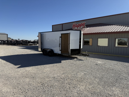 New 2026 Compass 7'x16' Enclosed Cargo Trailer - Indigo DLX