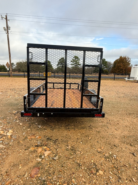 New 2026 Diamond T 510 Single Axle Utility Trailer, Rear Ramp Gate, Spare